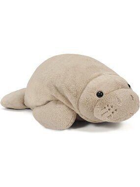 Cozy 4 LB Weighted Manatee Plush Toy | 20" Microwavable Heated Pillow for All